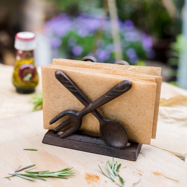 ナプキンスタンド　ナプキンホルダー　アンティーク　ヴィンテージ　ドイツ ナプキンホルダー ナプキンスタンド 卓上 収納 鋳鉄 収納ホルダー