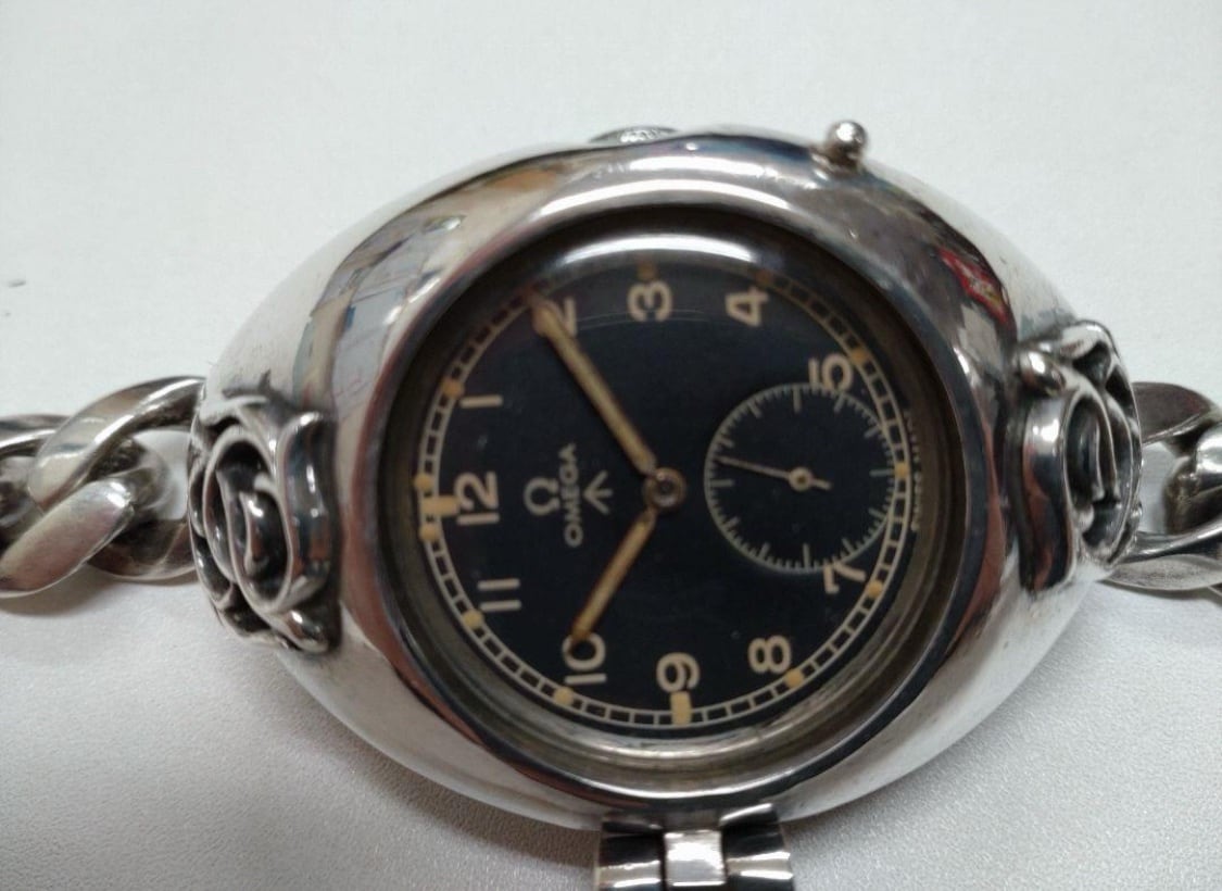 CHROME HEARTS クロムハーツ ウォッチブレス ✕ オメガ OMEGA 腕時計