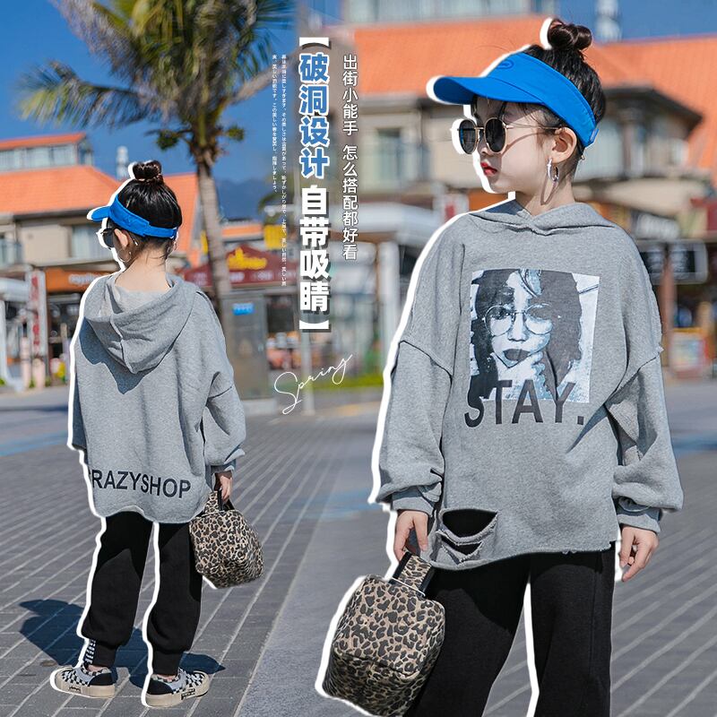 スプリングスタイルフードトップス 春物 トレンディボーイ45974007114