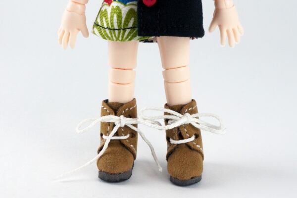 ドール靴 1/6 オビツ11 フロックブーツ SBB008LBN MW - 画像3