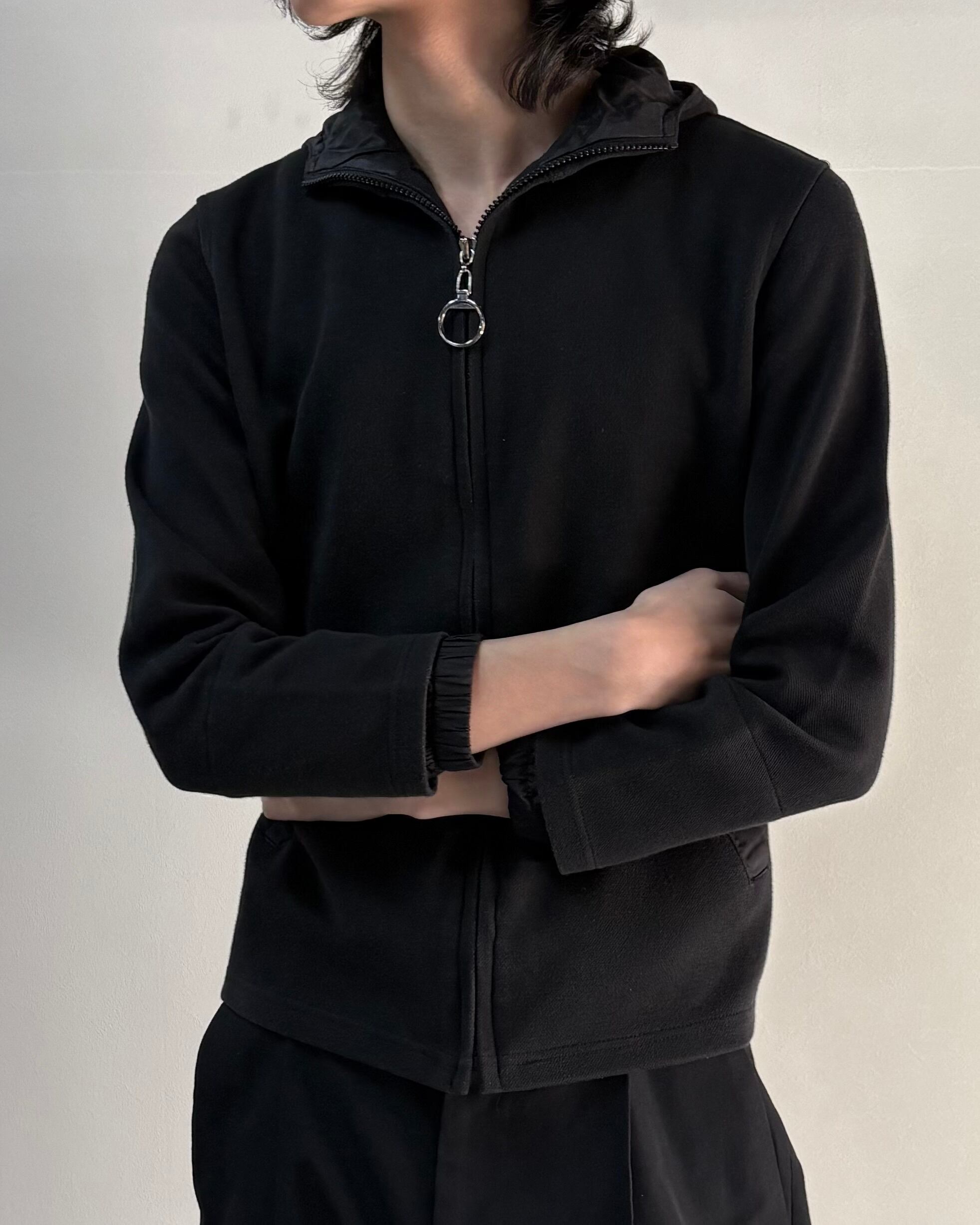 PRADA SPORT】nylon switching zip up hoodie | blendmarket