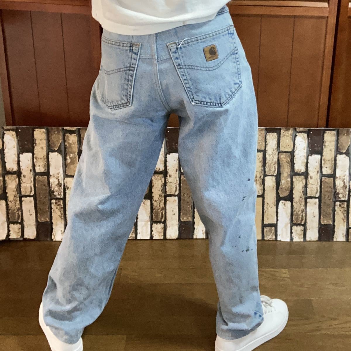 Carhartt XLサイズ ライトブルー ストレートデニム 即納 Carhartt