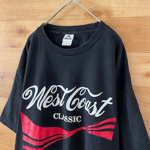 【ALSTYLE】West Coast ロゴ プリント Tシャツ XL ビッグサイズ US古着 アメリカ古着