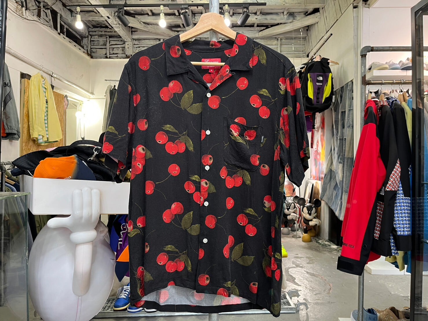 supreme Cherries S/S Shirt  rayon