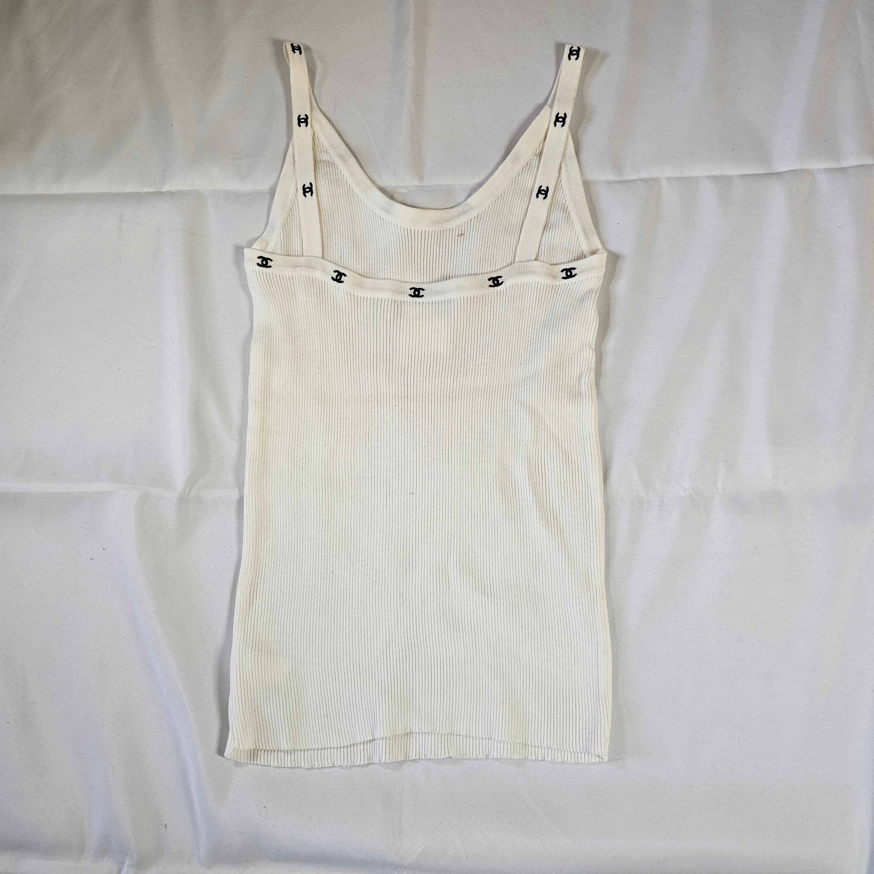 シャネル ココマーク リブ キャミソール 40 CHANEL Camisole | Over