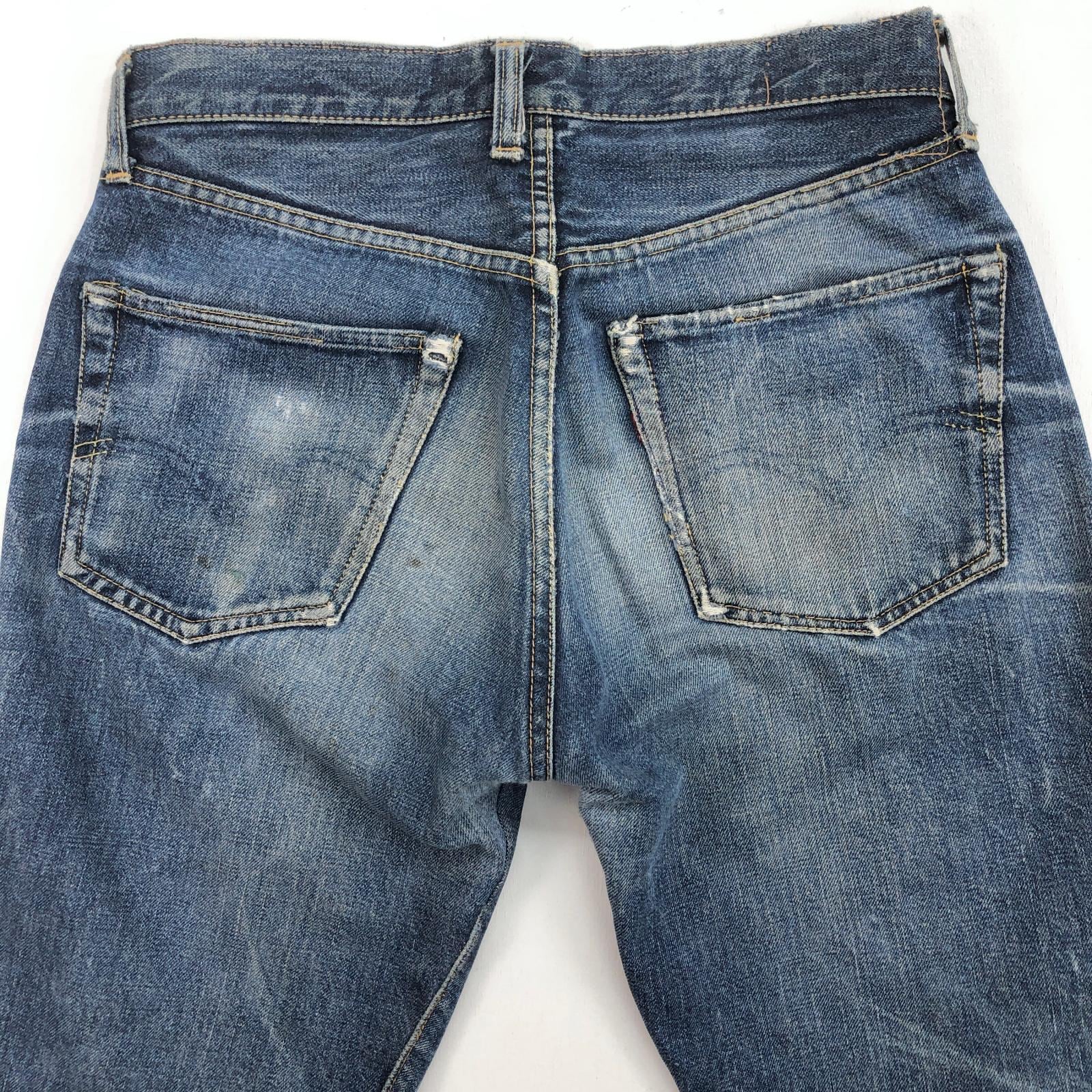 LEVI'S リーバイス 50 -60年代 501XX おそらく BIG E ボタン裏 ドット