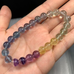 B124 キャンディーフローライトブレスレット