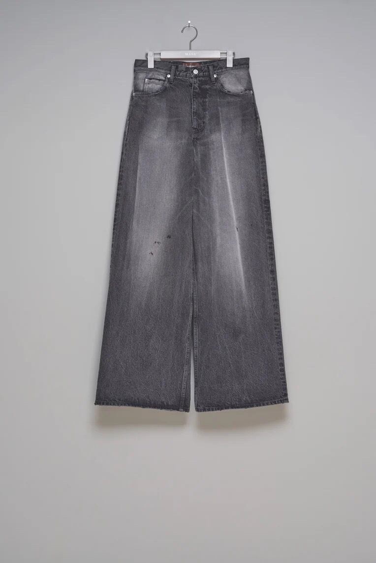 25AW】MASU MB BAGGY JEANS USED (BLACK) B25F9PL002 | IAAAM ONLINE STORE