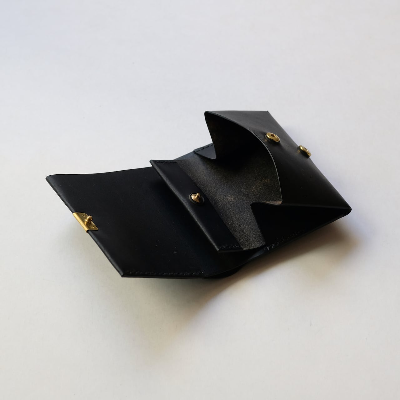 fold wallet / 二つ折り財布 - bk - GUIDI | chamoto