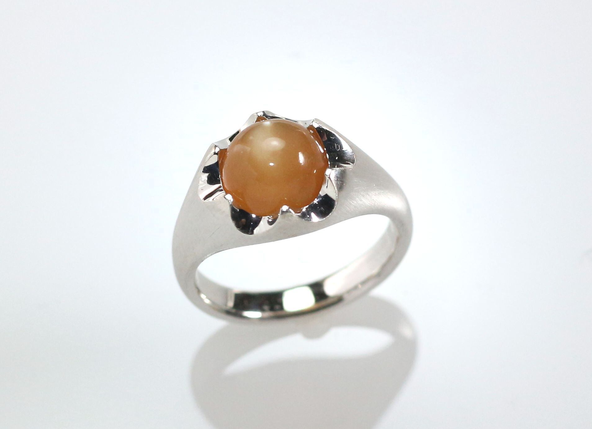 オレンジムーンストーンリング 2.28ct | Atelier Ozaki