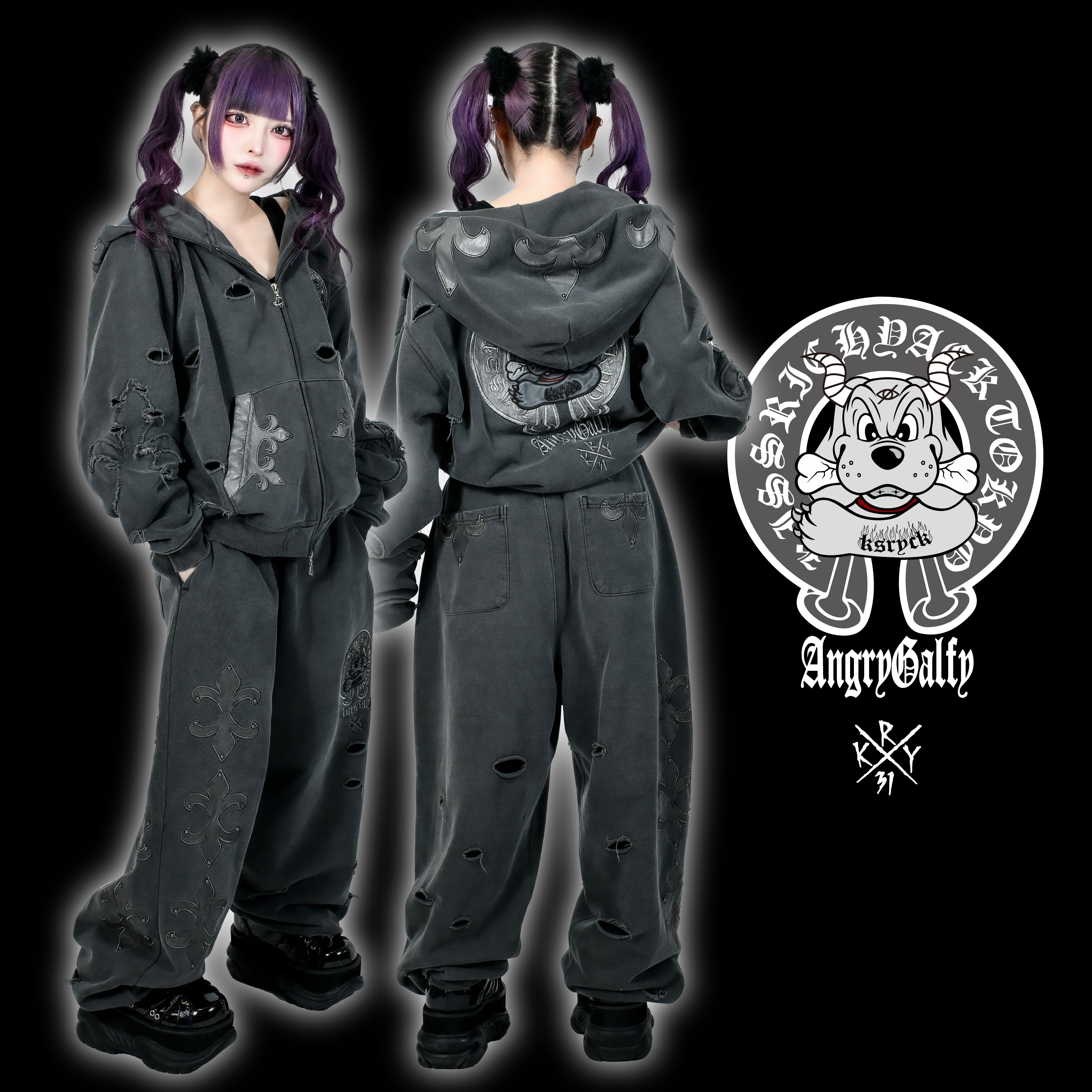 即納】「蹴威の百合の紋章パンツ」 | KRY clothing