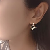 Ambre Bar Hoop Pierce F0510