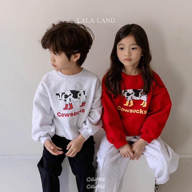 «sold out»«LALA LAND» cowsocks sweat 2colors カウソックススウェット