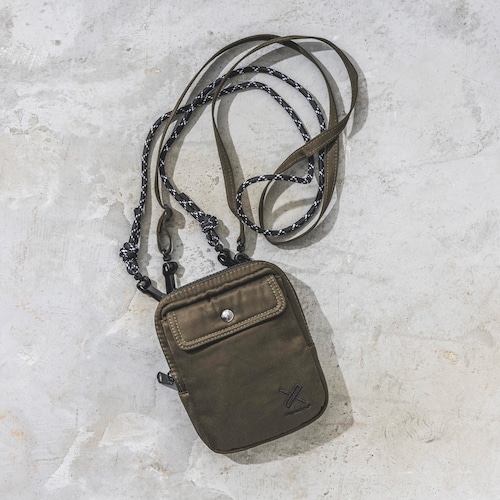 000-090　MINI DOUBLE SHOULDER STRUP BAG　カーキ　＊2,700円＋税