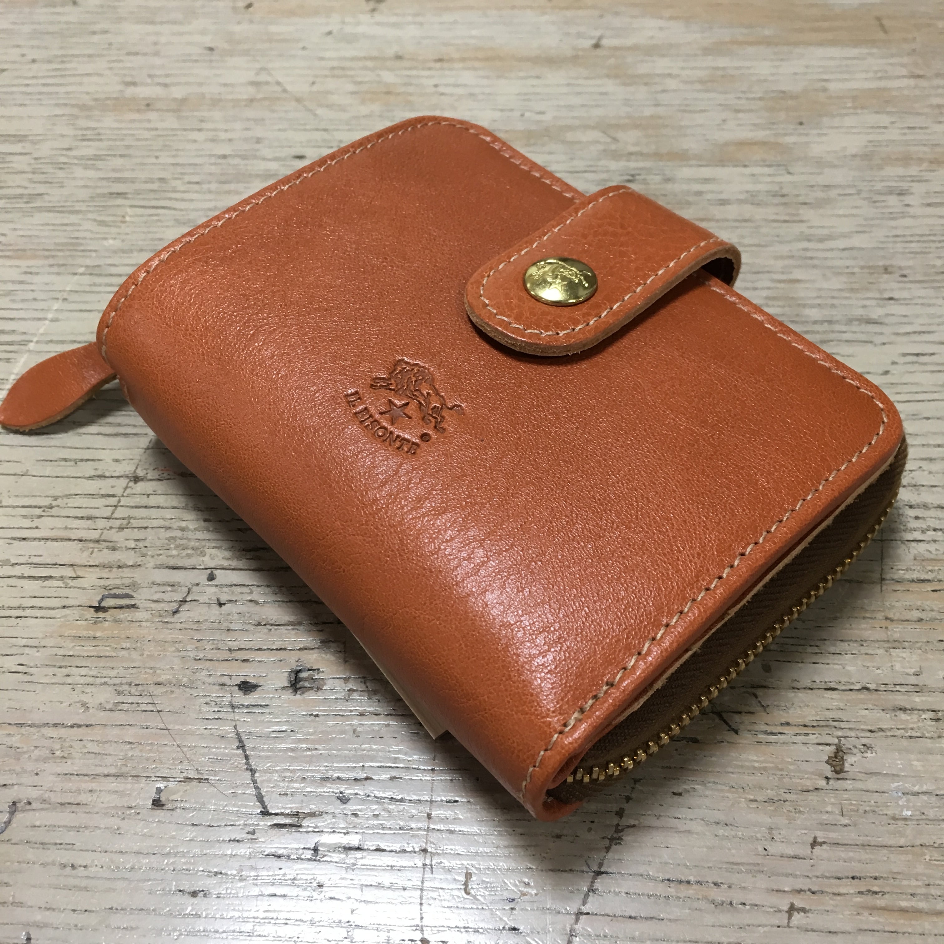 【新品未使用】イルビゾンテ 二つ折 財布 ヤキヌメ