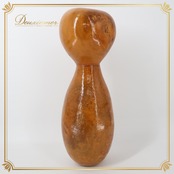 フラダンス 小物 イプヘケ 約56cm ブラウン系 イプ ひょうたん 楽器 小物 小道具 茶 黄 明るい 光沢 艶 タヒチアン タヒチ 練習 レッスン 舞台 ステージ イベント 音楽 ハワイアン アロハ ダンス小物 ハイビスカス柄 花柄 イエロー系