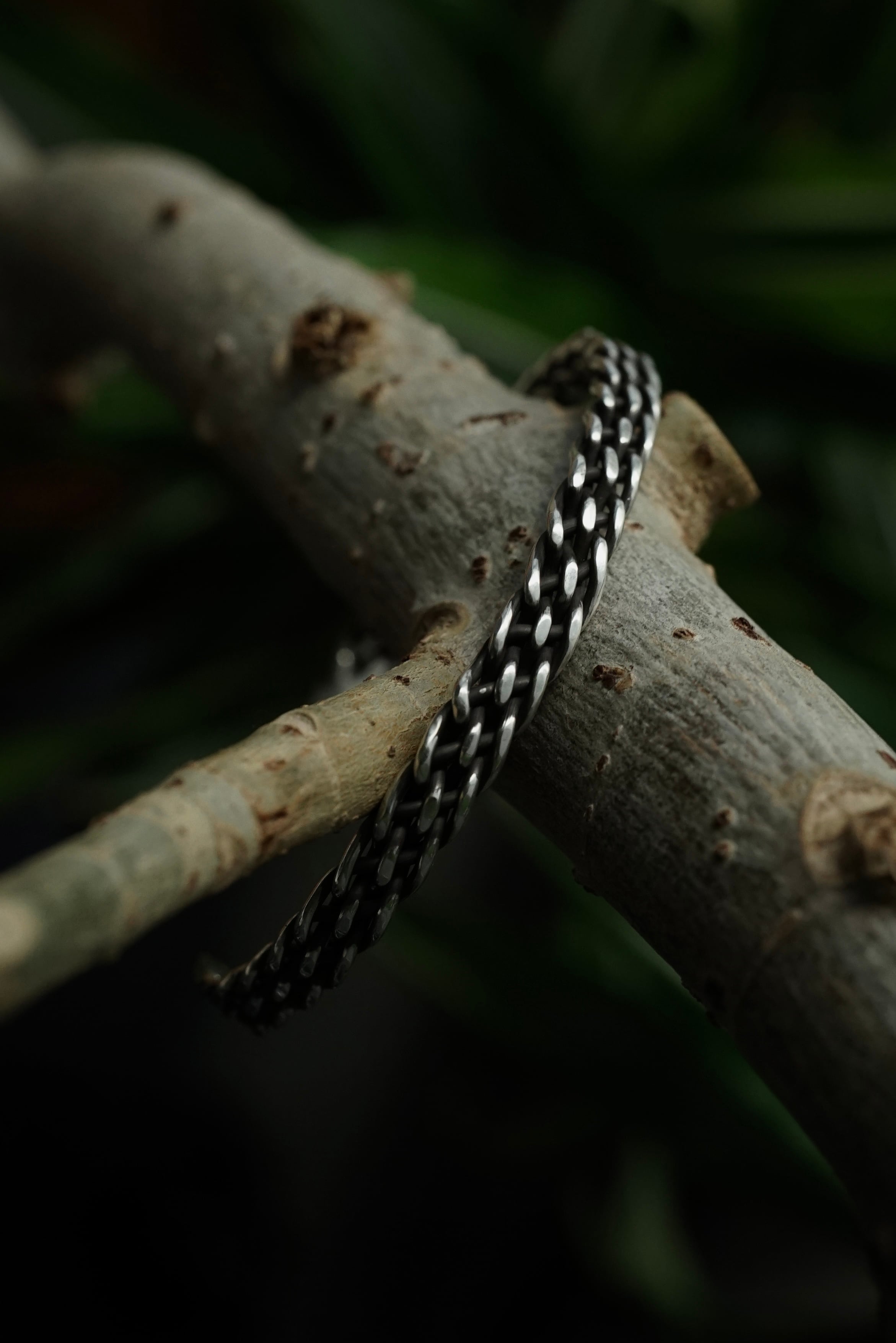 受注生産】Hand Made Silver / Chain_Braid Bangle | C O L I N A