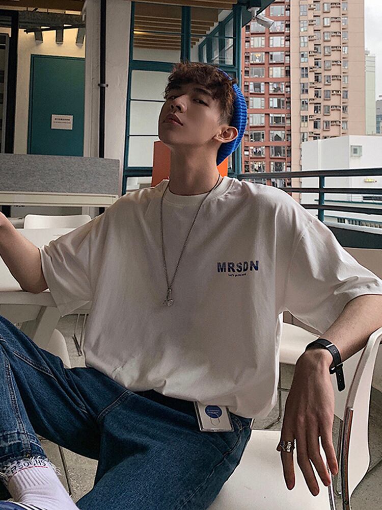 全3色 Tシャツ カットソー プリント カジュアル おしゃれ