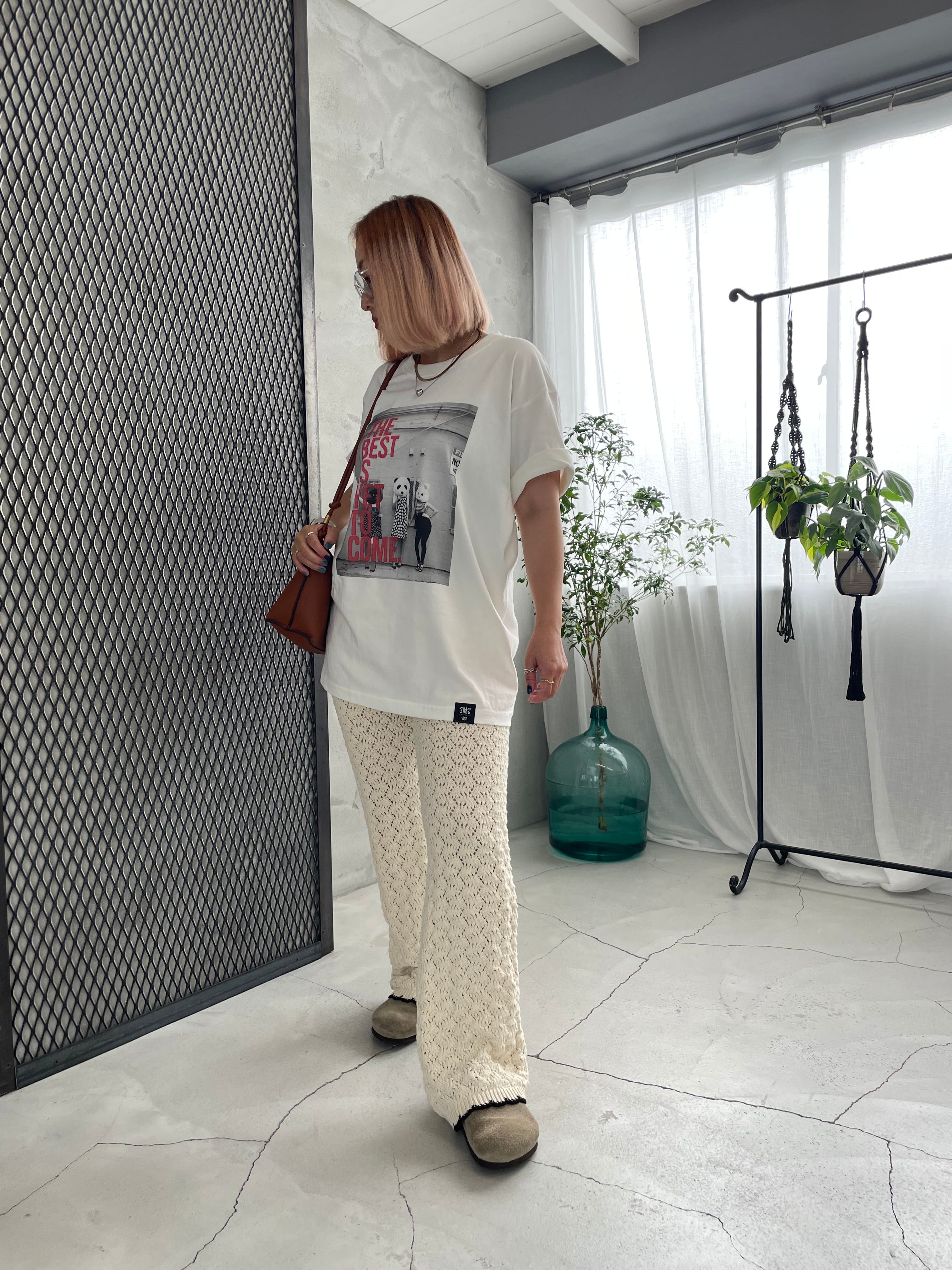 calm original】relax fit mascot photo tee <2desin> | calm1986