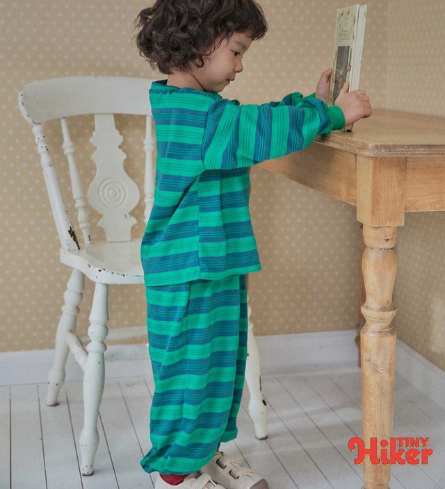 《送料無料》予約:オリバーマルチストライプパンツ【TinyHiker】