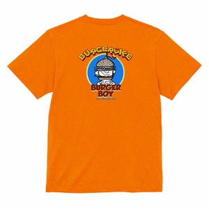 BURGER LIFE 3rd LOGO T-shirt　（オレンジ）