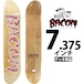 ベーコン スケボー デッキ │7.375x28インチ│ Bacon Skateboards OG Logo Fiber Grass 6PLY Deck スケートボード オリジナルロゴ 高耐久 弾く カナディアンメイプル グラスファイバー 薄い Made in USA