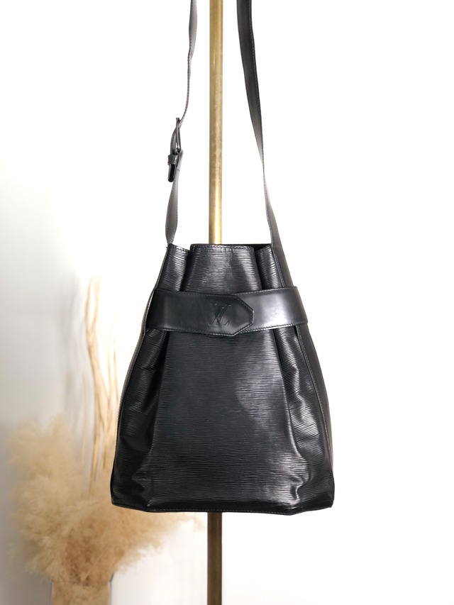 LOEWE ロエベ ショルダーバッグ ブラウン アナグラム ナッパレザー 巾着 ミニバッグ vintage ヴィンテージ オールド fzwga5