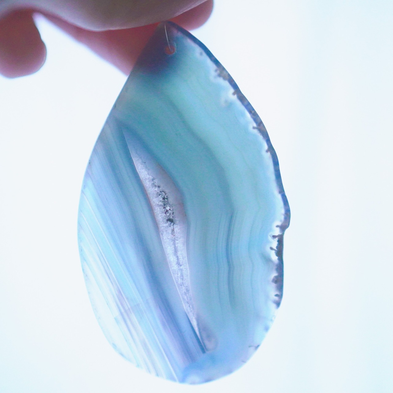 Deep Blue 05 - アゲートヒーリングチャイム / Agate Sun Catcher Wind Chime 297