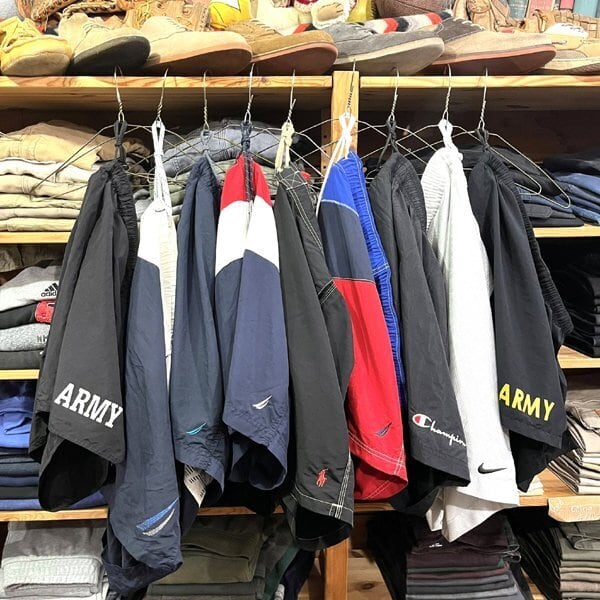 ✨️最終お値下げ✨️Supreme ショートパンツ 水着 ターコイズ/ネイビー 1点物◇ノーティカ紺赤青ショートパンツ水着ナイロンパンツ古着メンズ