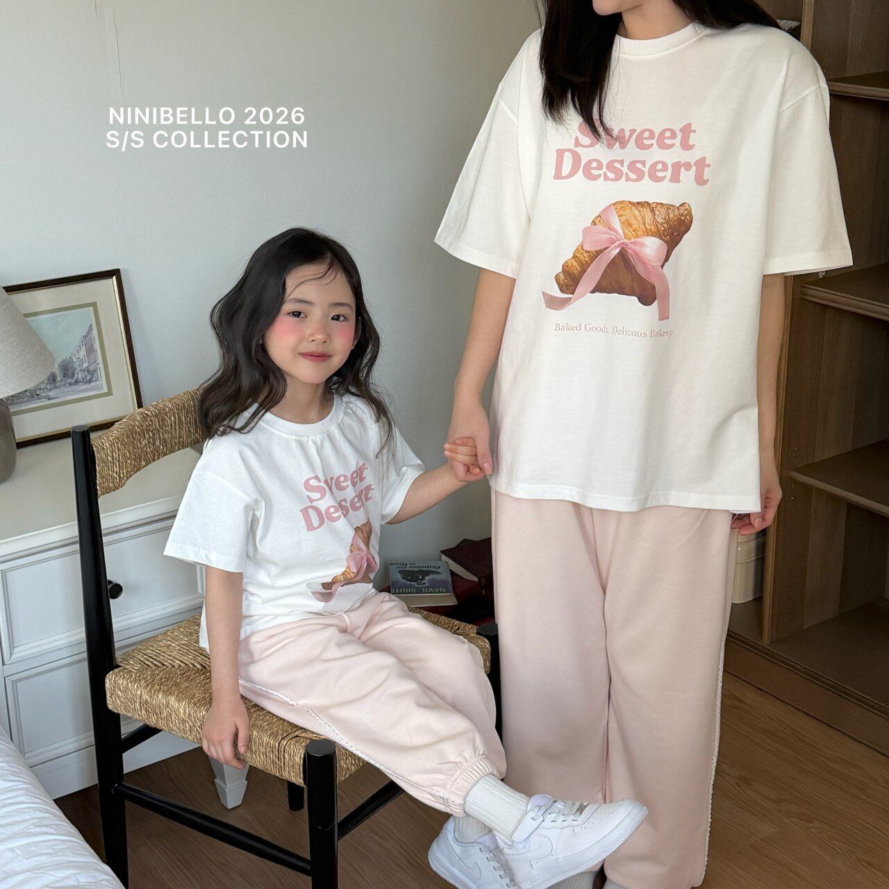 【即納】<ninibello> (adult) Dessert short sleeve T