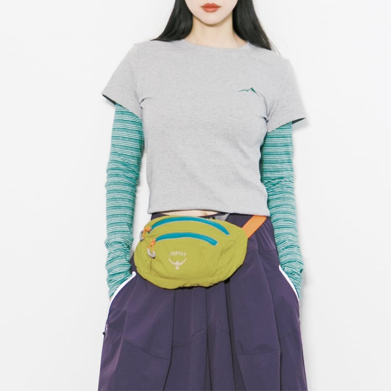 ショート丈2ピースレイヤードプルオーバー C00640