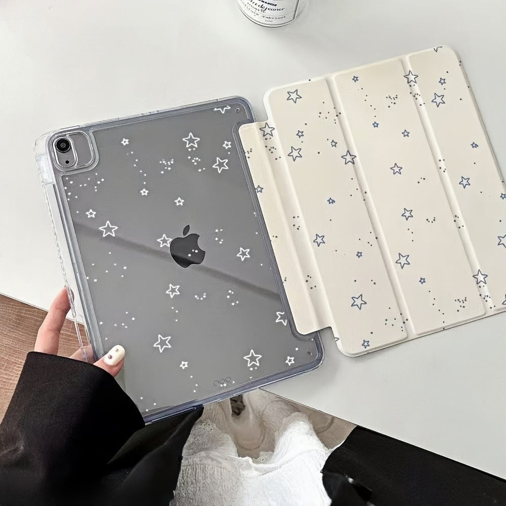 iPadカバー】人気の星柄◎シンプルかわいい iPadケース 耐衝撃