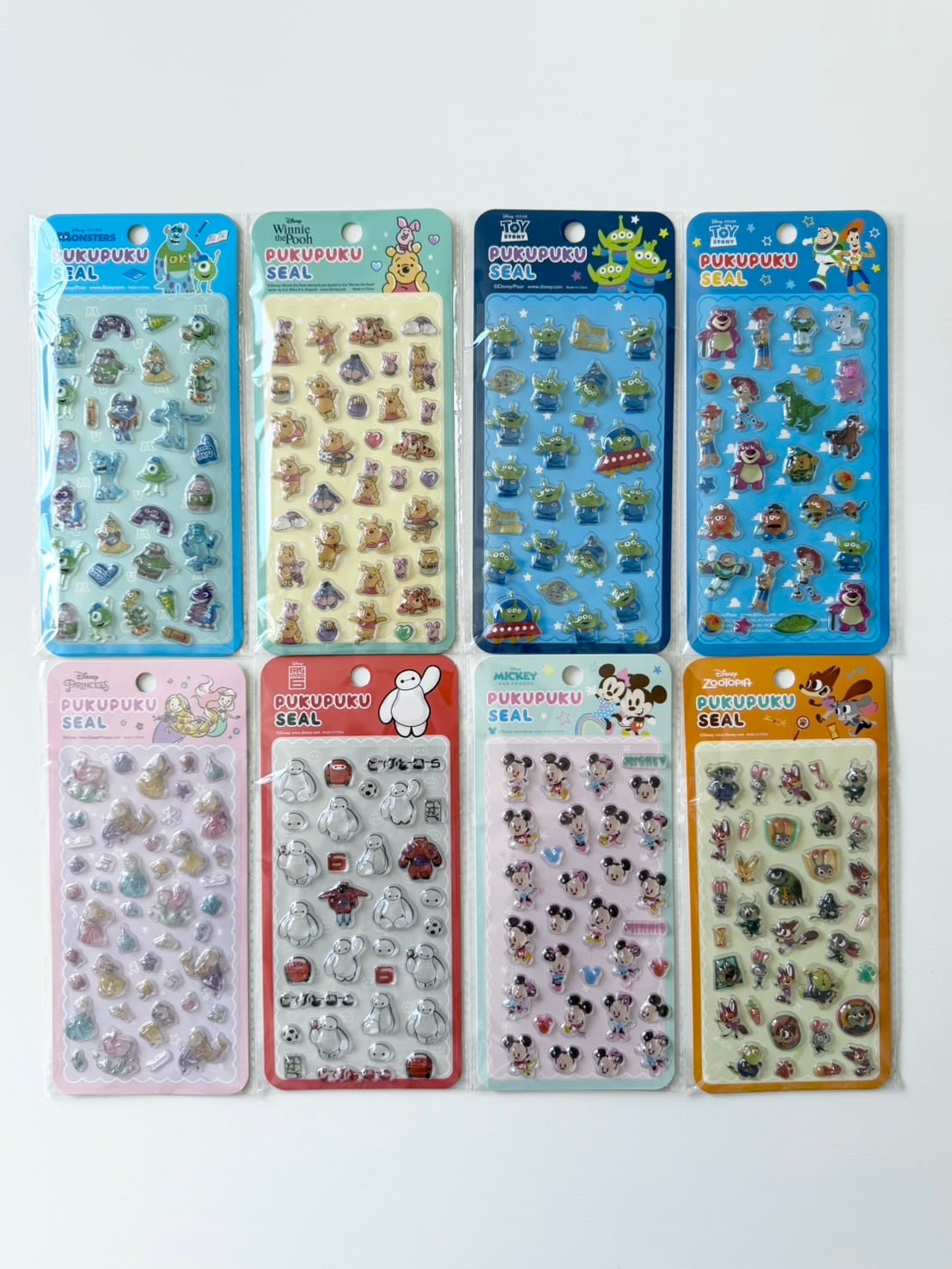 即納・正規品 ディズニー PUKUPUKU シール