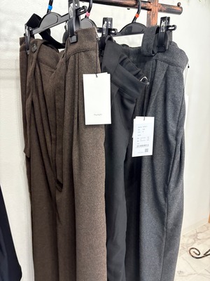 hunch ウールライク　フランネルサロペット　wzn5127