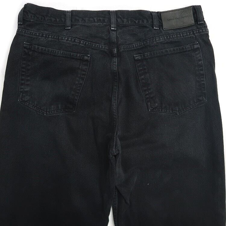 古着 カルバンクライン CalvinKlein ブラックデニムパンツ 古着 カルバンクライン CalvinKlein ブラックデニムパンツ