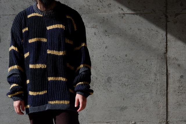 Leh Mauvais Sang Knit Sweater (Navy Mix)