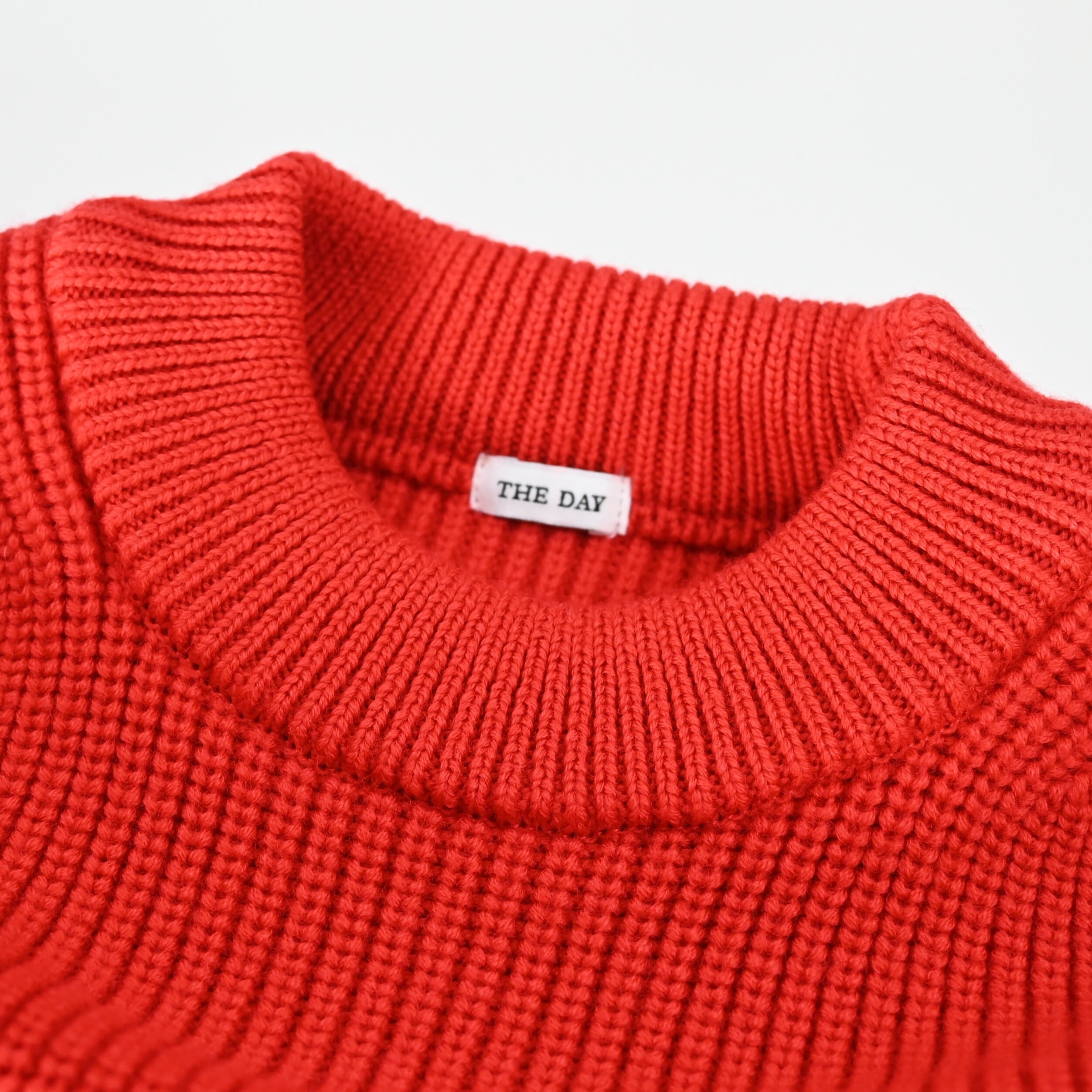 THE WOOL DAY デイ NECK SHIRT メリノ モックネック SLEEVE LONG MOCK