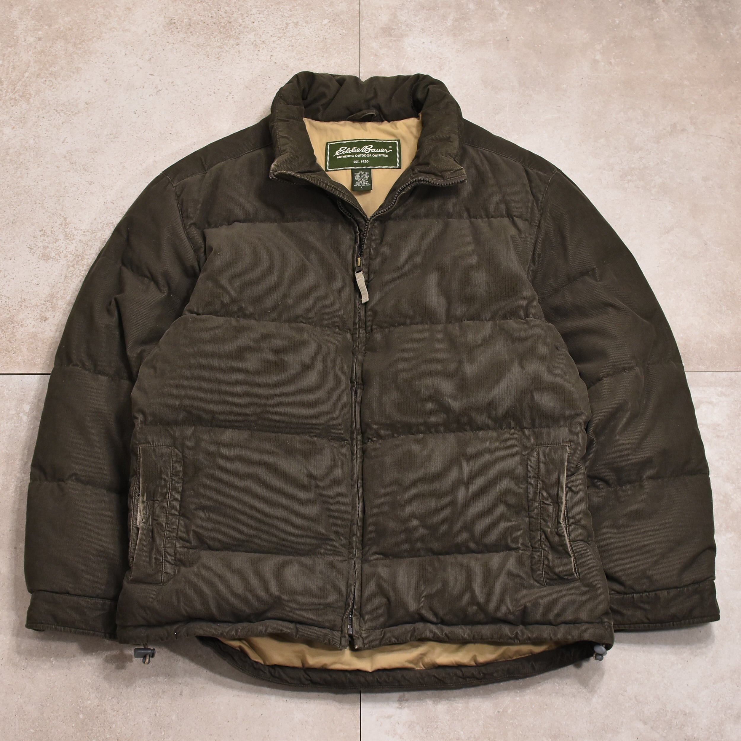 Eddie Bauer corduroy down jkt | 古着屋 grin days memory 【公式 ...