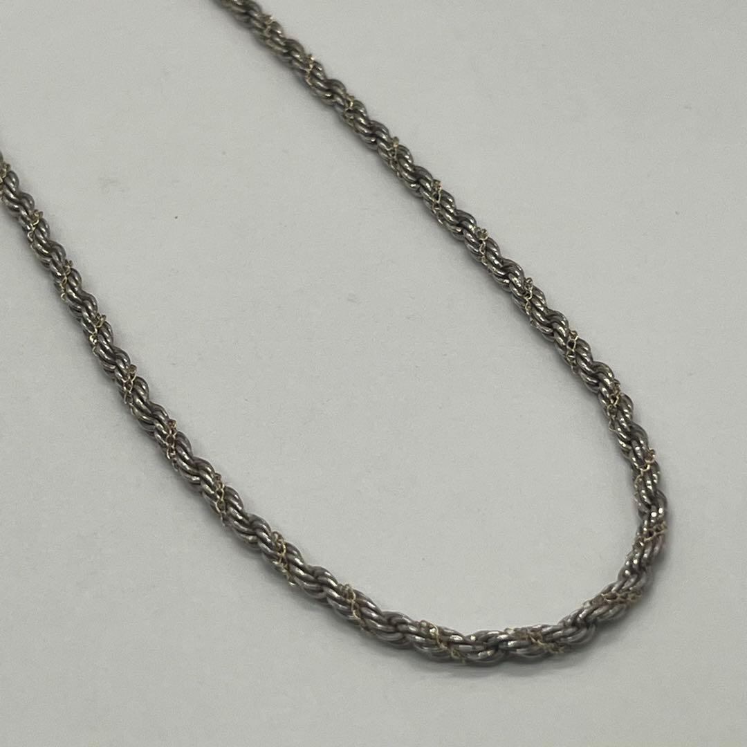 ティファニー TIFFANY ツイストロープ チェーン ネックレス コンビ