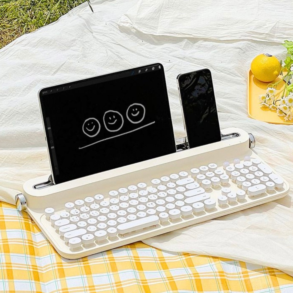 retro bluetooth key board B505 5colors / レトロ ブルートゥース 