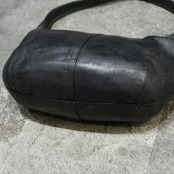 old coach leather hand bag
