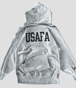 -Champion- Vintage 90s XL USAFA Reverse Weave Hoodie made in USA