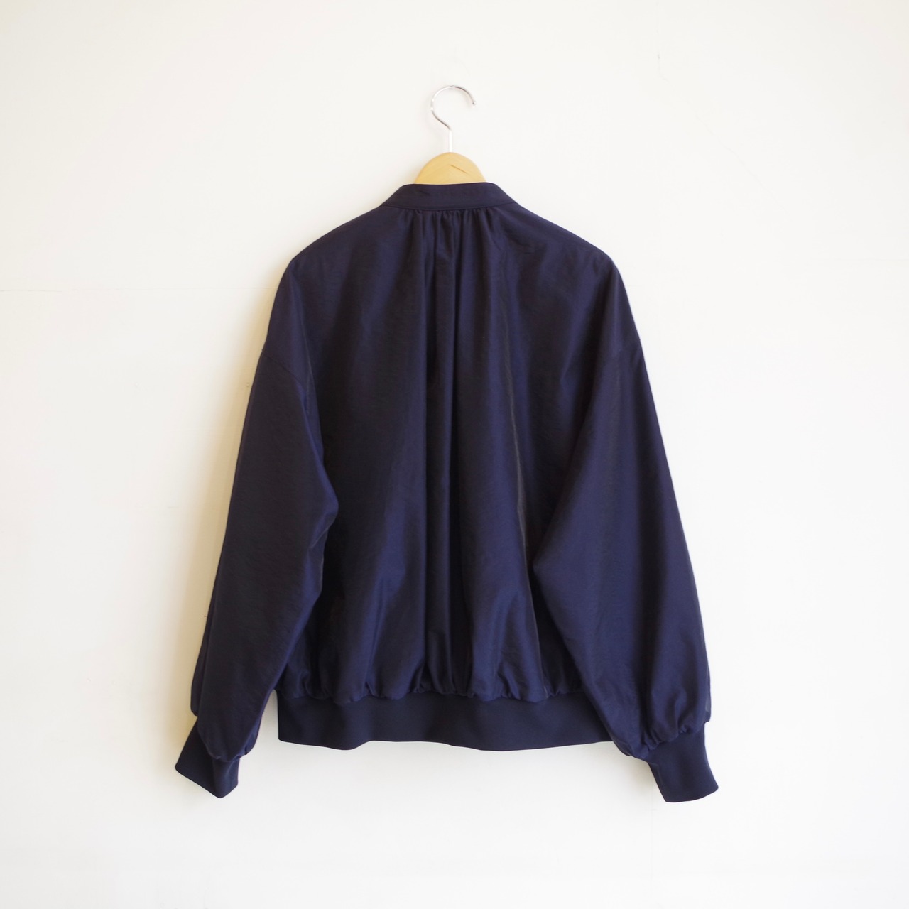 SIWALY  Sheer Blouson  Navy