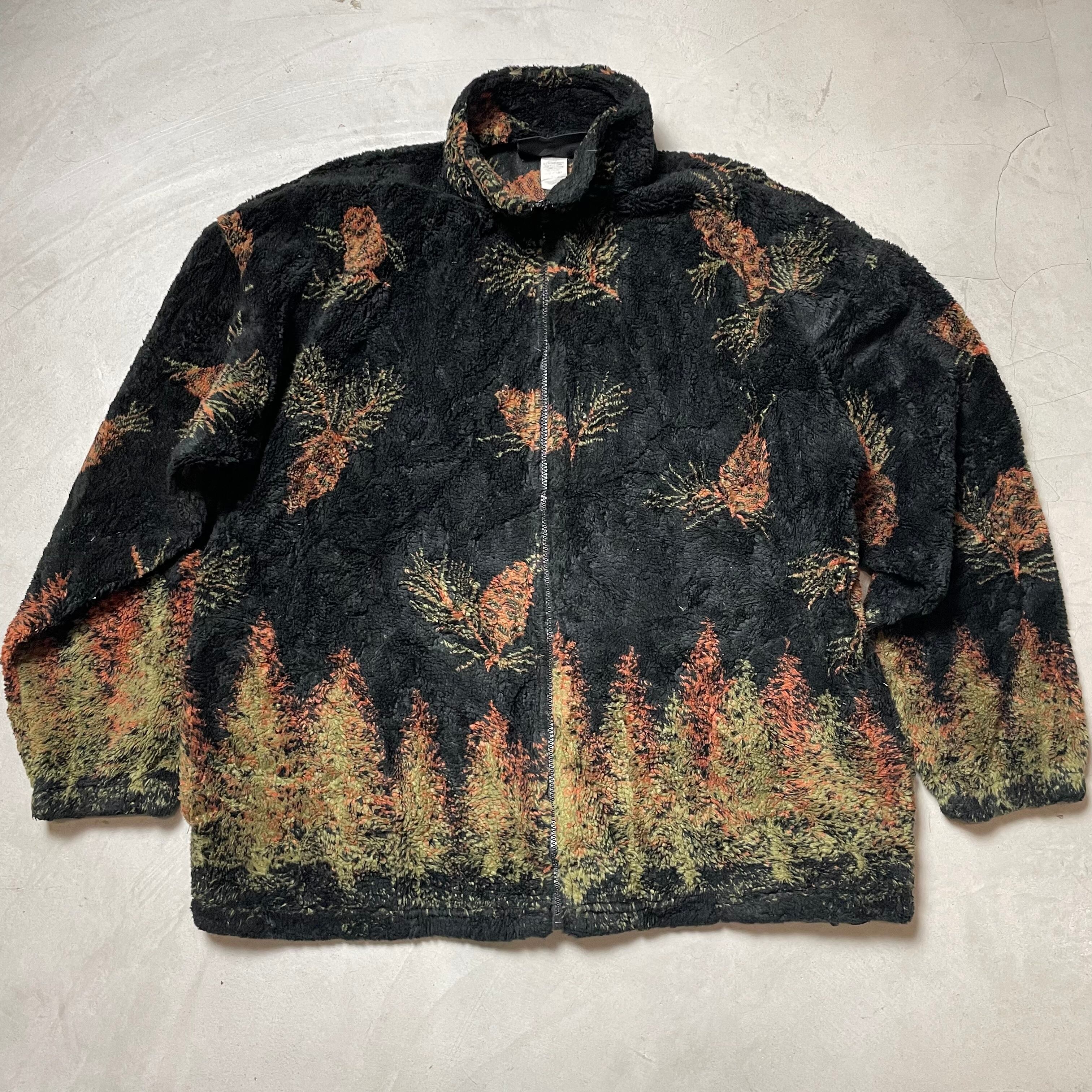 Cobblestone Canyon USA製 フルジップ フリースジャケット メンズXL 古着 【フリースジャケット】