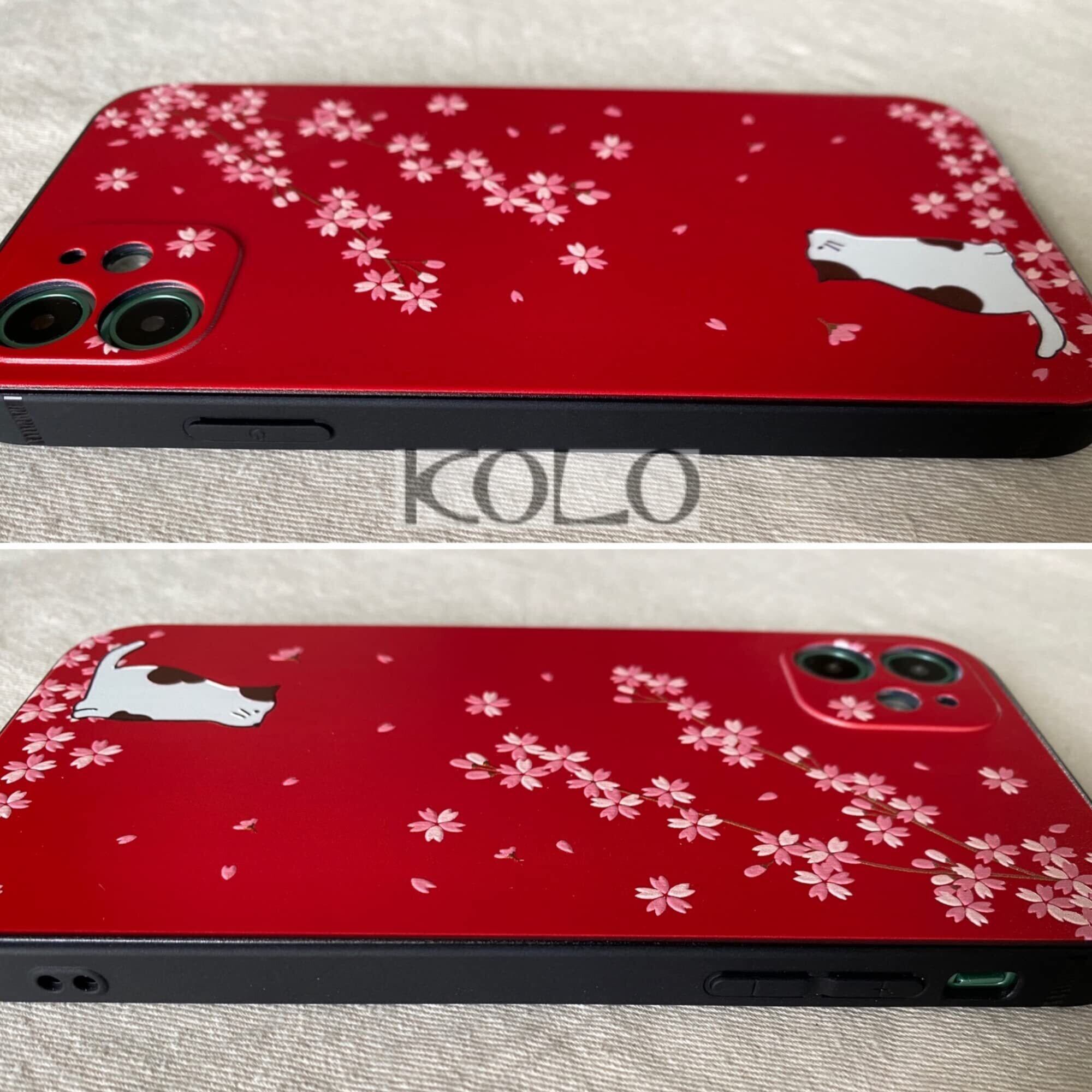在庫処分】KOLO【猫と桜】 iPhone 11 ケース iPhoneケース 在庫処分】KOLO【猫と桜】 iPhone 11 ケース iPhoneケース