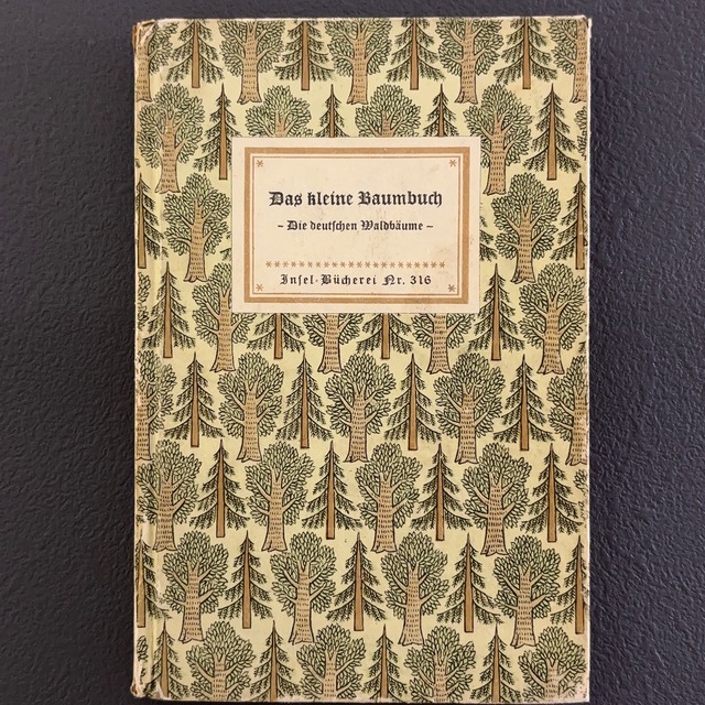 インゼル文庫 316番 小さな木の図鑑 ドイツ 古書 2410011-20