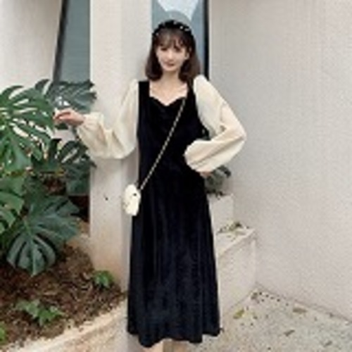 【大きいサイズS-5XL】【秋冬新作】ファッションワンピース#settc-298087