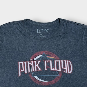 【PINK FLOYD】バンドTシャツ ピンクフロイド 狂気 The Dark Side of the Moon ロックンロールの殿堂 Rock And Roll Hall of Fame Museum ロゴ XL バンt music tee US古着