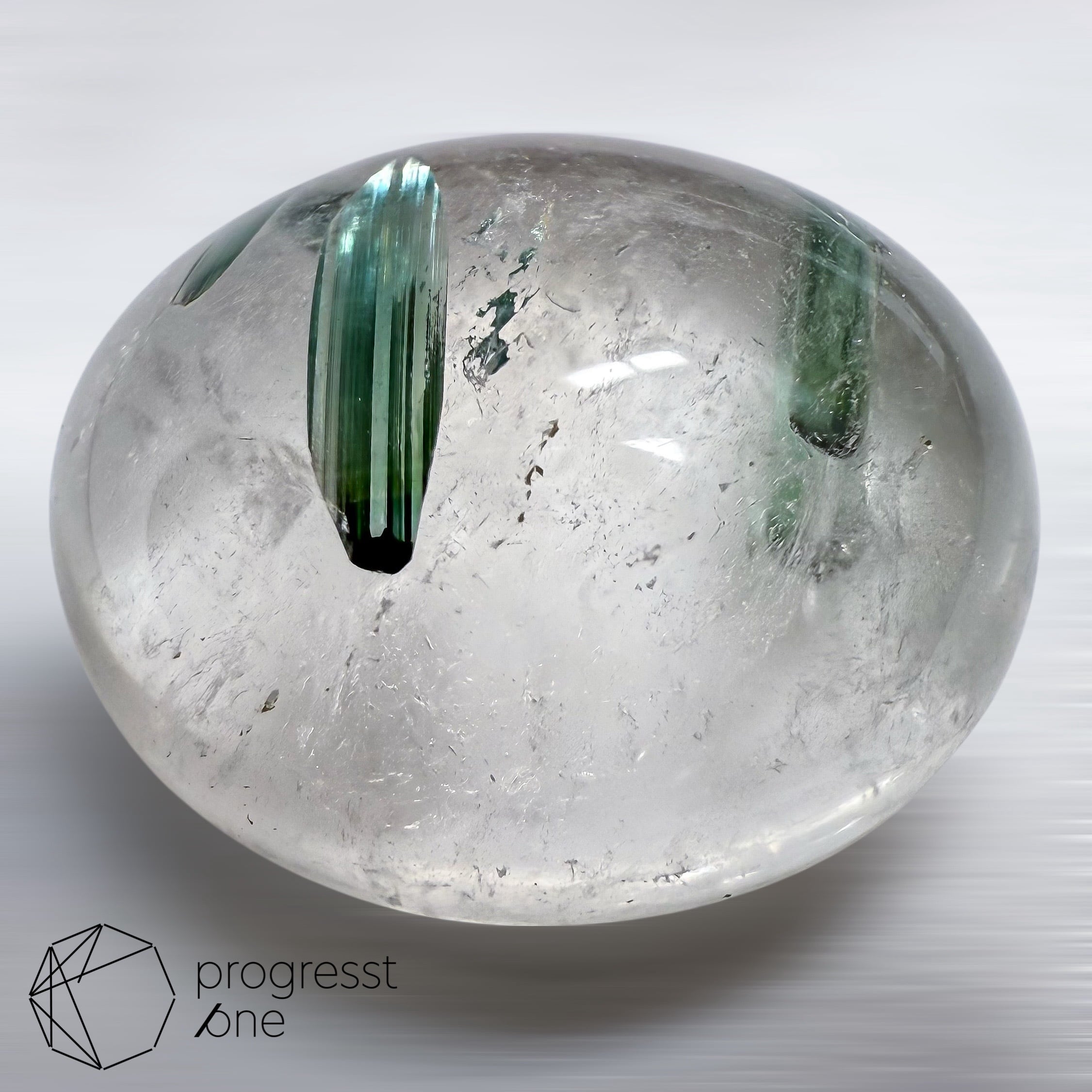 グリーントルマリンインクォーツ13.11ct | progresstone