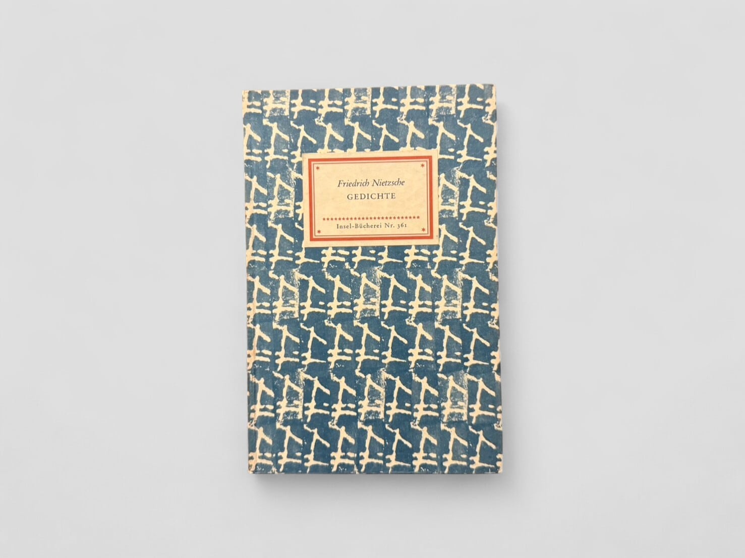 【SIB036】【Insel-Bücherei Nr. 361】Gedichte(1956) /Friedrich Nietzsche